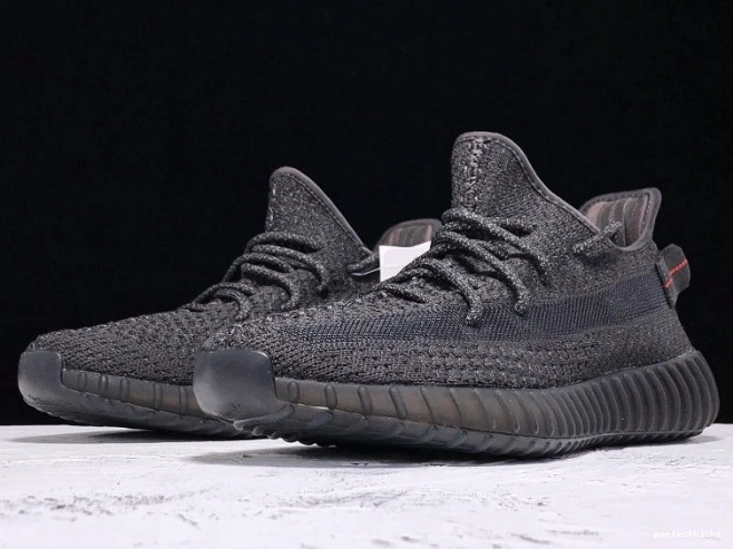 (Reflective) Boost - Static Black 350 V2 Adidas Yeezy FU9007 0712